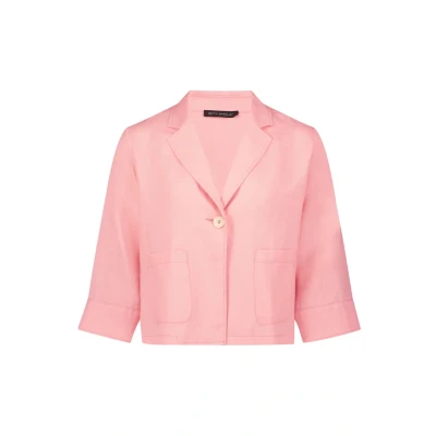 Abbildung von Betty Barclay MIT 3/4 ARM Blazer, Damen, Größe: 38, Salmon rose