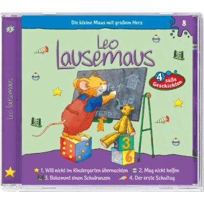 Abbildung von Leo Lausemaus Folge 08: Der erste Schultag CD