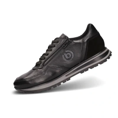 Abbildung von bugatti Herren Low Top Sneaker, Männer Halbschuhe, Wechselfußbett,Sportschuhe,Freizeitschuhe,Turnschuhe,Laufschuhe,schwarz (1000),41 EU / 7 UK