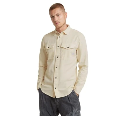 Abbildung von G Star SLIM Shirt Hemd offwhite, Herren, Größe: Small, Off white
