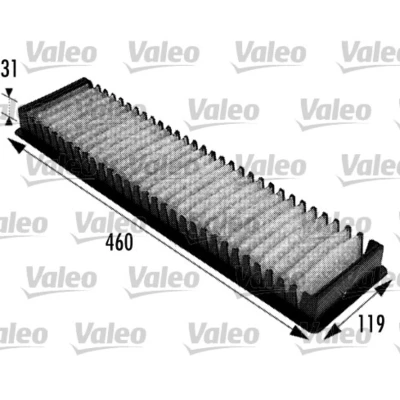 Abbildung von VALEO CLIMFILTER PROTECT 698725 Innenraumfilter Aktivkohlefilter 460 108 30 MINI: Cabrio, Schrägheck