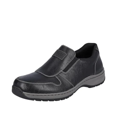 Abbildung von Rieker Slipper, Herren, Größe: 42, Schwarz Schuhe