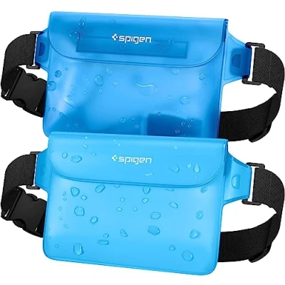 Abbildung von Spigen Aqua Shield WaterProof Waist Bag A620 2 Pack, sea blue