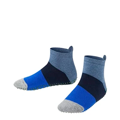 Abbildung von Falke Colour Block Homepads Socken für Kinder, Größe: 23 26, Denim (6666)