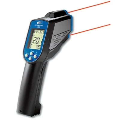 Abbildung von TFA Dostmann Scantemp 490 Infrarot Thermometer, berührungloses Messen, Oberflächentemperatur, für den Profi Einsatz