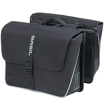 Abbildung von Doppelpacktasche Basil Forte MIK 35 Liter 41 X 15 34 Cm Schwarz/Schwarz