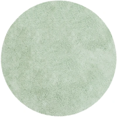 Abbildung von my home Teppich &quot;Desner&quot;, rund, Microfaser, Hochflor Teppiche, Wohnzimmer, Schlafzimmer, Kinderzimmer