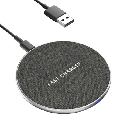 Abbildung von Wireless Charger 20W Max Schnelles Kabellosen Ladepad Induktions Ladegerät Kompatibel mit Samsung Galaxy S24/S23/S22/S21, iPhone 12/13/14/15 Serie