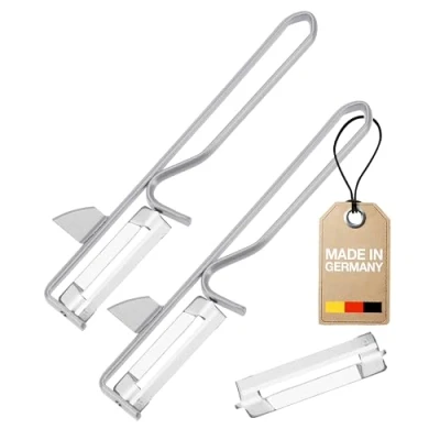 Abbildung von Westmark 2 Universal Sparschäler/Pendelschäler mit 1 Ersatz Klinge, Steel, Edelstahl/Stahl, beschichtet, silber, 161022E6