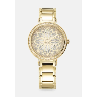 Abbildung von Guess Uhr goldcoloured, Damen, Größe: One Size, Gold coloured