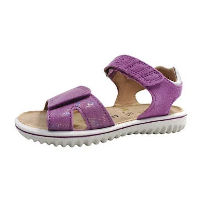 Abbildung von Superfit Sparkle Riemensandalette für Kinder, Größe: 26, Lila/silber Schuhe