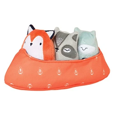 Abbildung von Manhattan Toy Camp Acorn Kanu Freunde Soft Stuffed Animal Baby Spielzeug