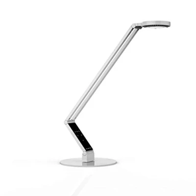 Abbildung von Luctra Tischleuchte Table Radial Base rund mit Fuß Aluminium weiß