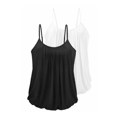 Abbildung von Lascana Top Weiß schwarz, Damen, Größe: 32/34, schwarz