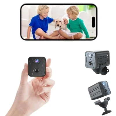 Abbildung von Mini Kamera,2K Kamera überwachung innen,Full HD Überwachungskamera,Mini Live Übertragung Handy APP,Lange Standby WiFi Kamera,mit Bewegungsmelder und Nachtsicht für Startseite Büro Sicherheit
