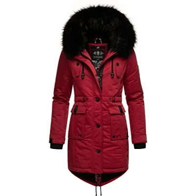 Abbildung von Navahoo Luluna Wintermantel, Damen, Größe: Large, Blood red