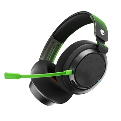 Abbildung von Skullcandy SLYR Pro Wireless Over Ear Gaming Headset mit USB A Sender Besonders Niedriger Latenz für Xbox, PC oder Nintendo Switch Playstation Schwarz/Grün