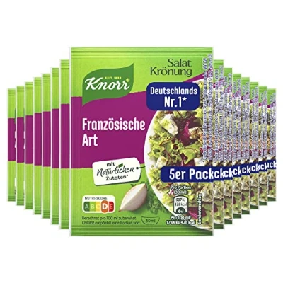 Abbildung von Knorr Salatkrönung Französische Art für ein leckeres Salatdressing mit natürlichen Zutaten* 15x 52 ml