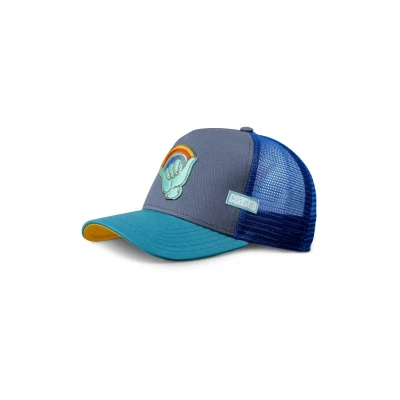 Abbildung von Coastal LGBTQ Shakka (Grey/Petrol) Trucker Cap Meshcap Kappe Mütze Cappy Caps