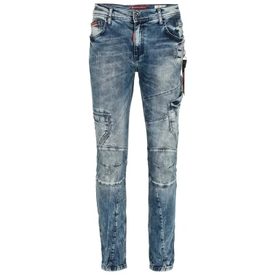 Abbildung von Cipo &amp; Baxx Jeans Slim Fit, Herren, Größe: 29x32, Blauw