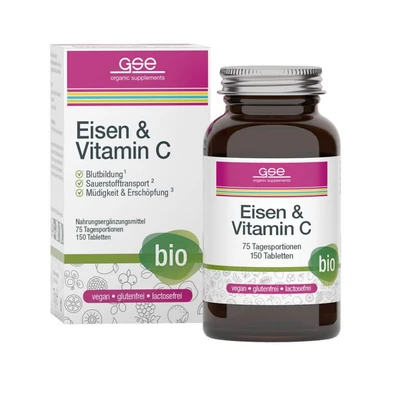 Abbildung von GSE Eisen &amp; Vitamin C (Bio) 150 St