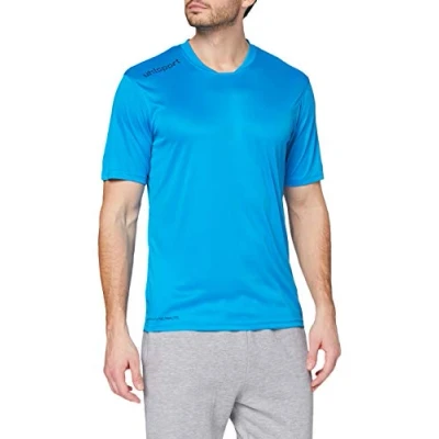 Abbildung von uhlsport Herren T Shirt Essential Training, Cyan, XS