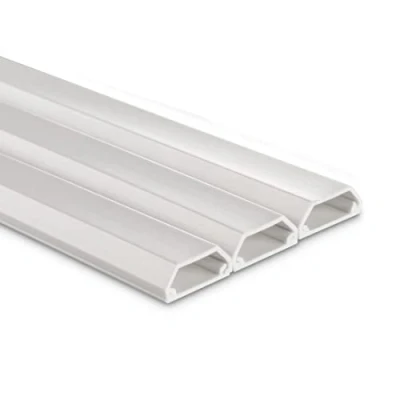 Abbildung von Hama Kabelkanal &quot;Kabelkanal, 3 Stück, 100 x 2,1 1 cm, PVC, Weiß&quot;, selbstklebend, eckig, individuell anpassbar, universell, langwierig
