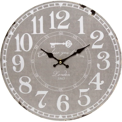 Abbildung von Myflair Möbel &amp; Accessoires Wanduhr &quot;&quot;London&quot;&quot;, rund, Ø 33,8 cm, dekorativ in Küche Wohnzimmer