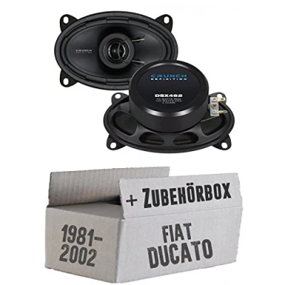 Abbildung von JUST SOUND best choice for caraudio Crunch DSX462 4x6 Koax System Einbauset passend für FIAT Ducato 230 Front justSOUND