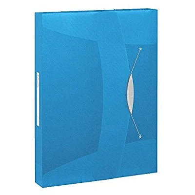 Abbildung von Esselte 624047 Ablagebox VIVIDA, A4, PP, 40 mm, blau