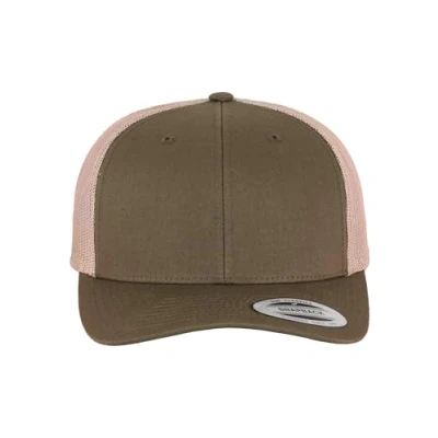 Abbildung von Flexfit Trucker Cap, Größe: One Size, Mossgreen/khaki