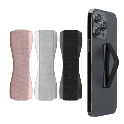 Abbildung von kwmobile Smartphone Fingerhalter 3 Set Fingerhalter, (1 tlg., Handy Halter Griff Halterung Einhandbedienung 3x Handyhalter)