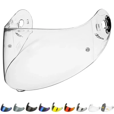 Abbildung von Everalo Kompatibel mit Xlite 802rr Visier x802 x802r x802rr x803 x803rs x702 x603 x661 Helmvisier Aftermarket Pinlock Ready (Klar)