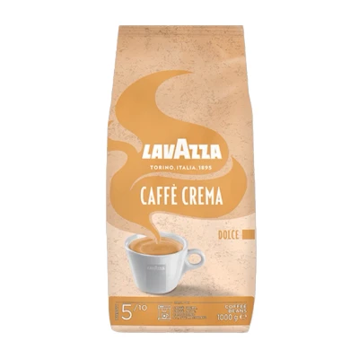 Abbildung von Lavazza, Caffè Crema Dolce, Arabica und Robusta Kaffeebohnen, Ideal für Espressomaschinen, mit Aromanoten von Trockenfrüchten, Nussiger Geschmack, Intensität 5/10, Mittlere Röstung, 1 kg Packung