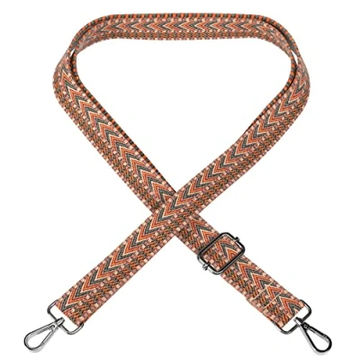 Abbildung von EAZY CASE Schulterriemen Ersatz Taschenriemen Boho Style Breite Gürteltasche DIY Riemchen Taschenband Umhängetasche Band Orange