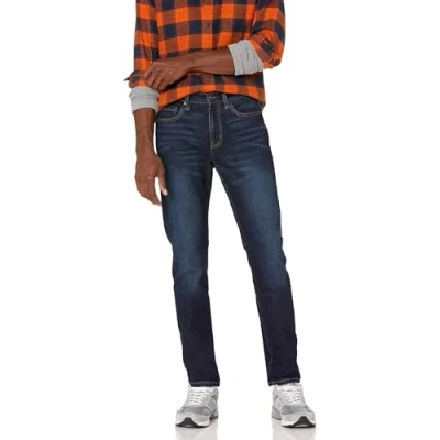 Abbildung von Amazon Essentials Herren Slim Fit Jeans, Indigo Waschung, 40W / 32L