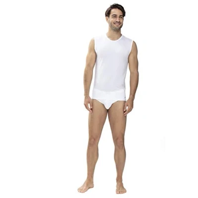 Abbildung von mey Tanktop Serie Network Nachtwäsche Shirt, Herren, Größe: 50, Weiss