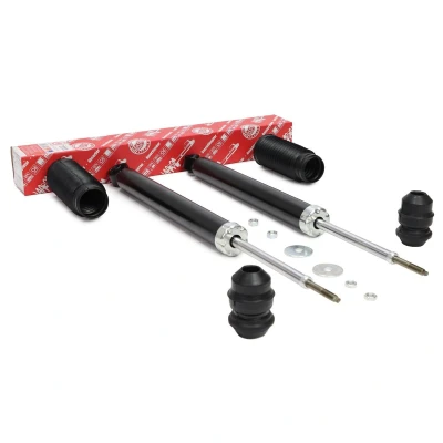 Abbildung von MASTER SPORT 16K002964 Stoßdämpfer Hinterachse Gasdruck Zweirohr Federbein oben Stift, unten Auge mit Gummilager BMW: X3
