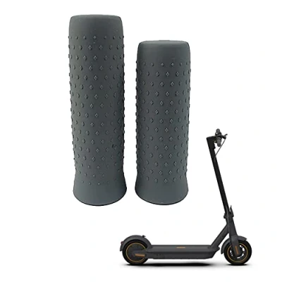 Abbildung von Fututech Lenkerbezug für Segway Ninebot Max G30, Griffabdeckung aus Silikon, Roller, Schutztasche, Ersatzteil, Zubehör Elektroroller, (grau)