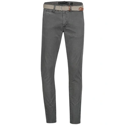 Abbildung von Indicode Herren Waller Chinohose Stretchhose Chino Herrenhose Stretch Stoffhose Pewter 29/32