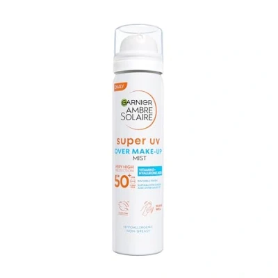 Abbildung von Garnier Ambre Solaire Super UV Sofortiger Schutz Sonnenspray für Gesicht und Hals &amp; gegen Verschmutzung alle Hauttypen 75 ml