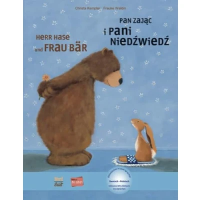 Abbildung von Herr Hase &amp; Frau Bär: Kinderbuch Deutsch Polnisch mit MP3 Hörbuch zum Herunterladen (Herr und Bär)