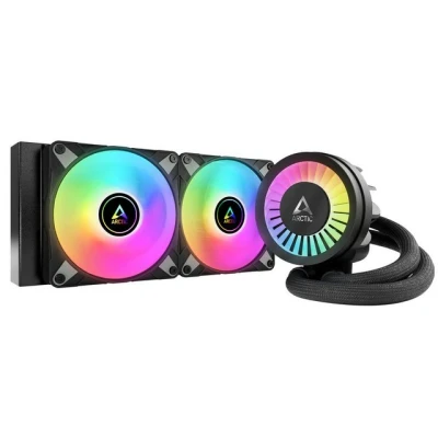 Abbildung von Arctic Wasserkühlung Liquid Freezer III 240 A RGB Black 2x120mm Intel/AMD