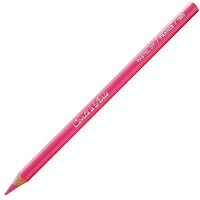 Abbildung von Conté à Paris 2111 Pastellstifte mit hoher Lichtechtheit aus hochwertigen Pigmente für Skizzen und Portraits, Ø Mine 5mm, Stift 8,5mm Rosa