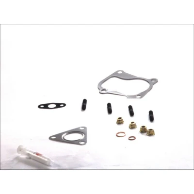 Abbildung von ELRING 704.010 Montagesatz, Lader mit Dichtungen Montageanleitung, Schrauben VOLKSWAGEN: Golf 3, 3 Variant, 4 Schrägheck