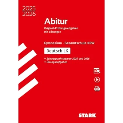 Abbildung von STARK Abiturprüfung NRW 2025/26 Deutsch LK