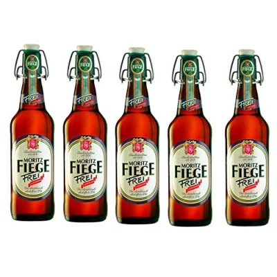 Abbildung von 20 Flaschen Moritz Fiege Alkoholfrei Bügelflasche 0,5L inc. 3.00 MEHRWEG Pfand