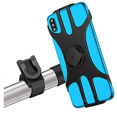 Abbildung von MOSUO Handyhalterung Fahrrad, Universal Motorrad Halterung Fahrrad Silikon Verdicken mit 360Drehbarer Abnehmbare Handy Fahrradhalterung Lenker Rennrad für 4,5 7,0 Zoll Smartphone
