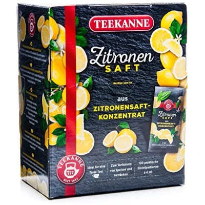 Abbildung von Teekanne Zitronensaft, 100 x 4 ml (400 Packung)