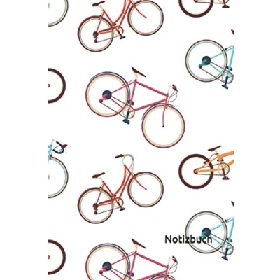 Abbildung von Notizbuch: Rennrad Notizbuch 6x9 Zoll DIN A5 120 Seiten Punktraster Fahrrad Notizheft Fahrradfahrer Tagebuch Radfahrer Geschenk